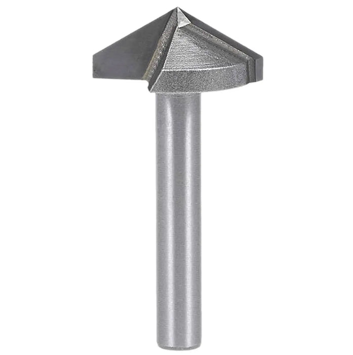 V-Groove 120 Deg 2” D x 1 1/4” CL x 1/2” Shk x 2 3/4” Oal 1” Cut Height Rapid Tool