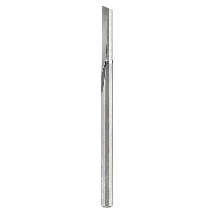 O-Flute Straight Bit LH 1/8” D x 3/8” CL x 1/4” Shk x 2 1/2” Oal LH Rapid Tool