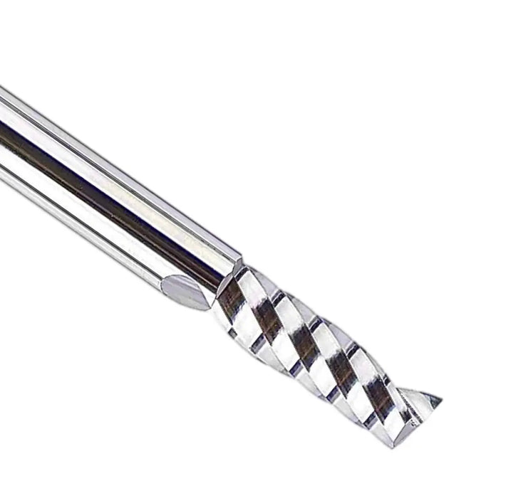 O-Flute Single Flute Up Cut 1/2” D x 1 5/8” CL x 1/2” Shank x 3 1/2” Oal Rapid Tool