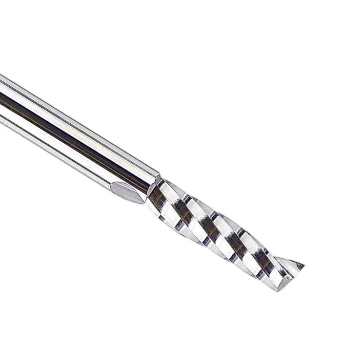 O-Flute Single Flute Up Cut 3/8” D x 5/8” CL x 3/8” Shank x 2 1/2” Oal Rapid Tool