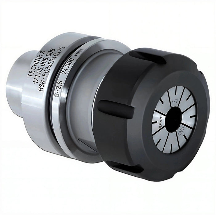 HSK63F ER40 Tool Holder - Techniks USA Brand - MTS