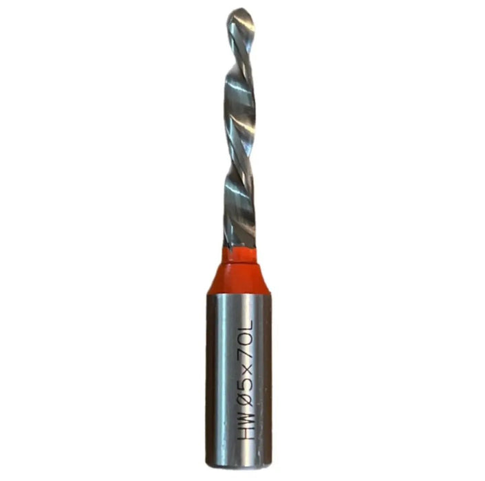 Solid Carbide V Point 5mm x 70mm x 10mm Shank with a 15mm Thread Screw Depth Left Hand - MTS