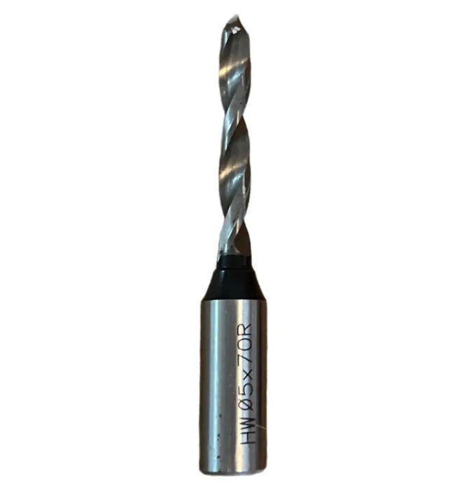 Solid Carbide V Point 5mm x 70mm x 10mm Shank with a 15mm Thread Screw Depth Right Hand - MTS