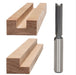 2 Flute Straight Bit 3/8” x 3/4” x 1/2” Shk x 2 1/2” Oal Rapid Tool
