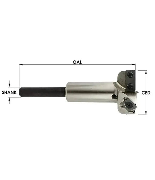 Insert Drill Bit 2 1/2” D x 1/2” Shk x 5 3/4” Replacement Inserts Available Rapid Tool