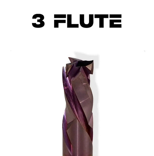1/2” x 1 5/8” Cut Length x 1/2” Shank 3 1/2” Overall MaxLife® Coated 5/8” Upcut Compression 3 Flute Router Bit - MTS