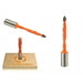 12mm Carbide Tipped V Point Boring Bit - 77mm Length, 10mm Shank - MTS