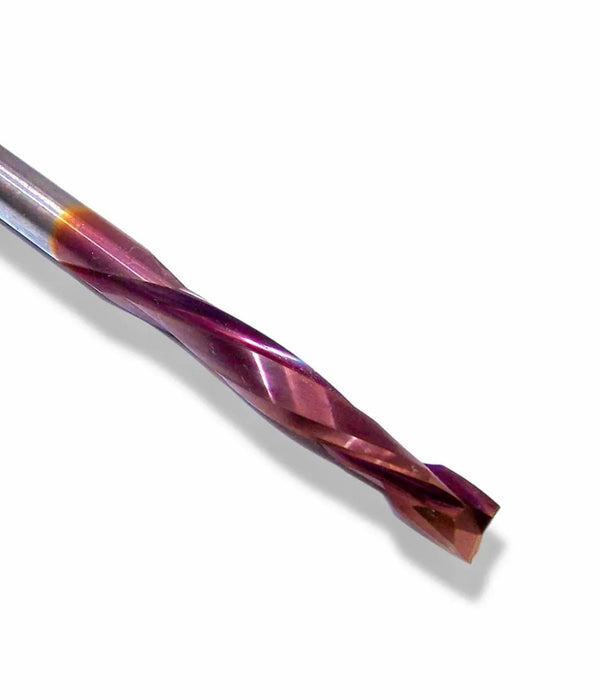 1/4” Compression x 7/8” Cut Length x 1/4” Shank 2 1/2” Overall MaxLife® Coated 2 Flute Router Bit - MTS