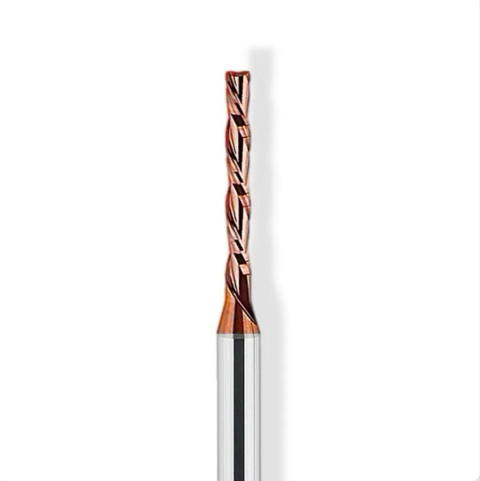1/8” Up Cut x 1/2” CL x 1/4” Shank 2” Overall MaxLife® Coated 2 Flute Router Bit - MTS