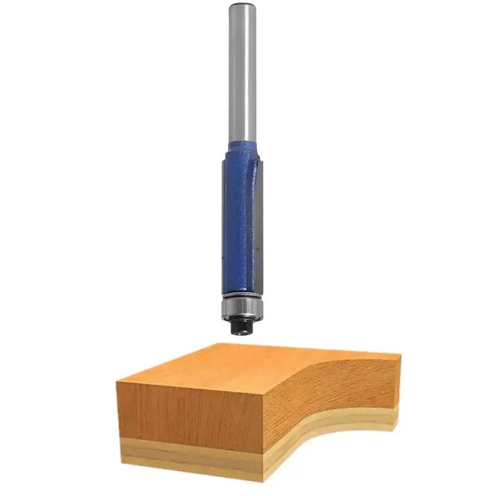 2 Flute Flush Trim 1/2” x 2” CL x 1/2” Shank x 4 1/8” Overall Solid Carbide Bit - MTS
