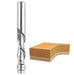 2 Flute Flush Trim Up Cut 1/2” x 2” CL x 1/2” Shank x 4 1/2” Overall Solid Carbide 2 Flute Bit - MTS