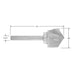 3 Wing Door Knob Drill 2 1/8” D x 1/2” Shk x 5 3/4” Oal - No Flat Rapid Tool