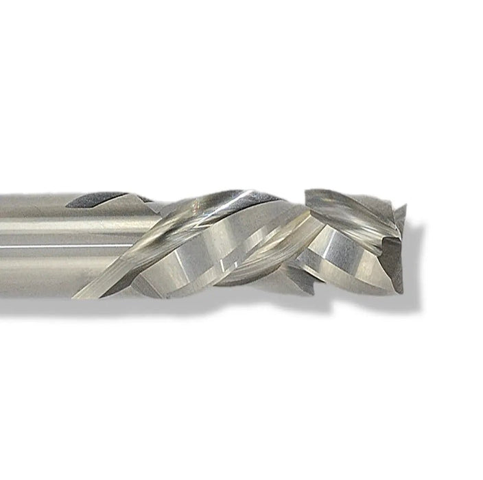 3/4” Compression x 2” CL x 3/4” Shank 4” Overall Solid Carbide 7/8” Upcut 3 Flute Router Bit - MTS