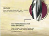 3/4 Upcut Router Bit x 3 1/2 Cut length x 3/4 Shank x 6 Inch Overall Length 2 Flute - MTS