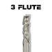 3/8” Compression x 1 1/4” CL x 3/8” Shank 3” Overall Solid Carbide Mortise 3 Flute Router Bit - MTS
