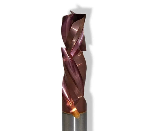 3/8” Compression x 7/8” Cut Length x 3/8” Shank 3” Overall MaxLife® Coated Mortise 2 Flute Router Bit - MTS