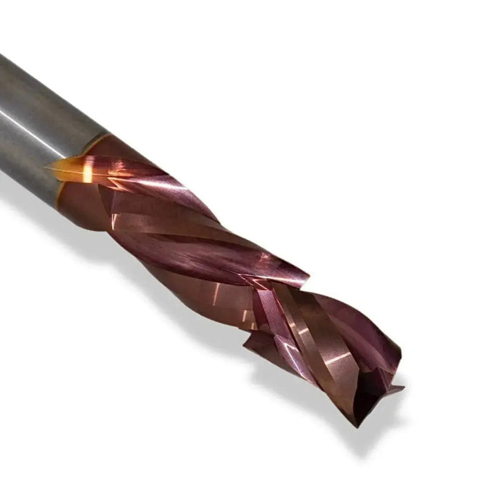 3/8” Compression x 7/8” Cut Length x 3/8” Shank 3” Overall MaxLife® Coated Mortise 2 Flute Router Bit - MTS