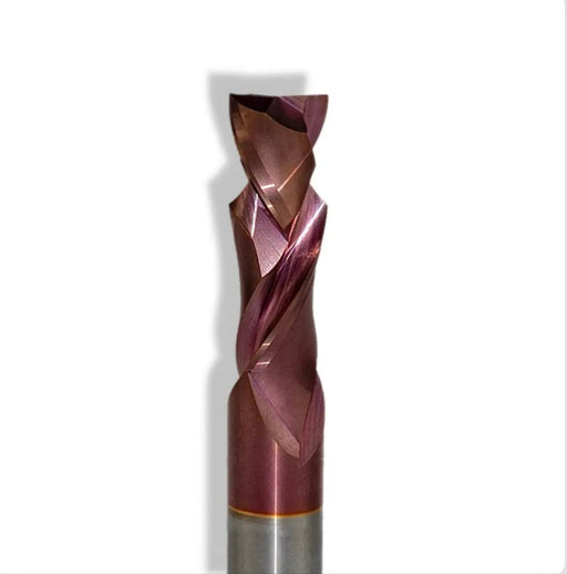 3/8” x 1 1/4” Cut Length x 3/8” Shank 3” Overall MaxLife® Coated 3/8” Upcut Compression 2 Flute Router Bit - MTS