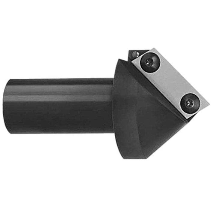 V-Groove 60 Deg 1/2” D x 1/2” CL x 1/2” Shk x 2 1/4” Oal 13/32” Cut Height 2 Flute Rapid Tool