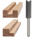 2 Flute Straight Bit 3/4” x 1” x 1/4” Shk x 2 1/4” Oal Rapid Tool