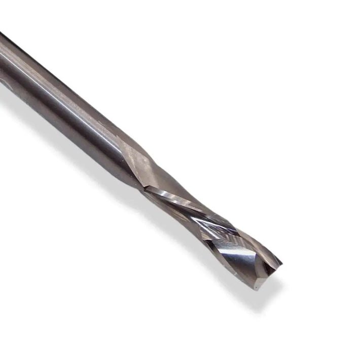 5/16” Compression x 1 1/4” CL x 5/16” Shank 2 1/2” Overall Solid Carbide Mortise 2 Flute Router Bit - MTS