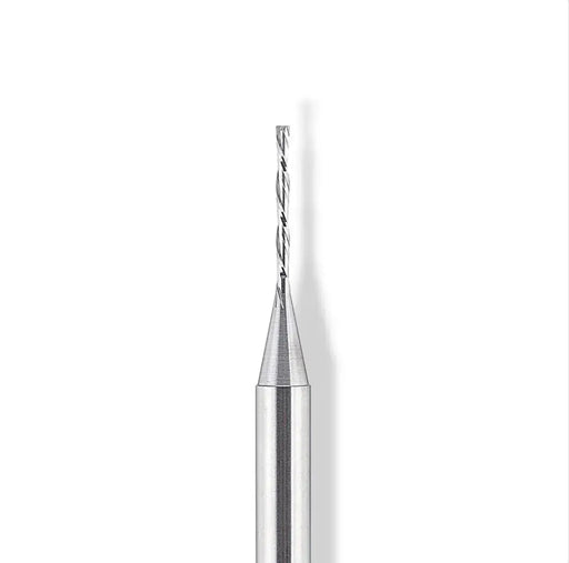 5/16” Down Cut x 1 1/8” CL x 5/16” Shank 3” Overall Solid Carbide 2 Flute Router Bit - MTS
