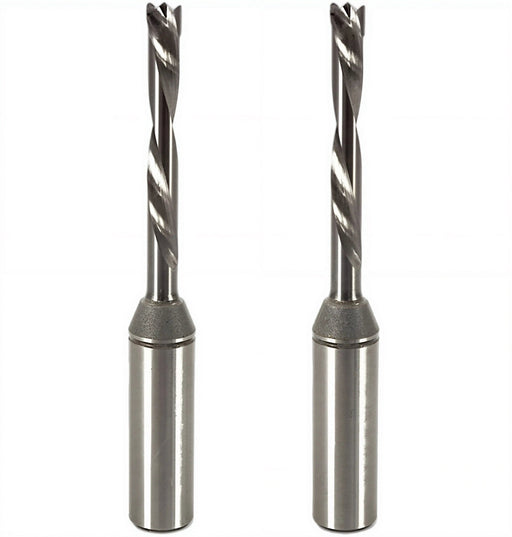 5mm Solid Carbide Brad Point Boring Bit - 70mm Length, 10mm Shank, Right & Left Hand Options Available - MTS