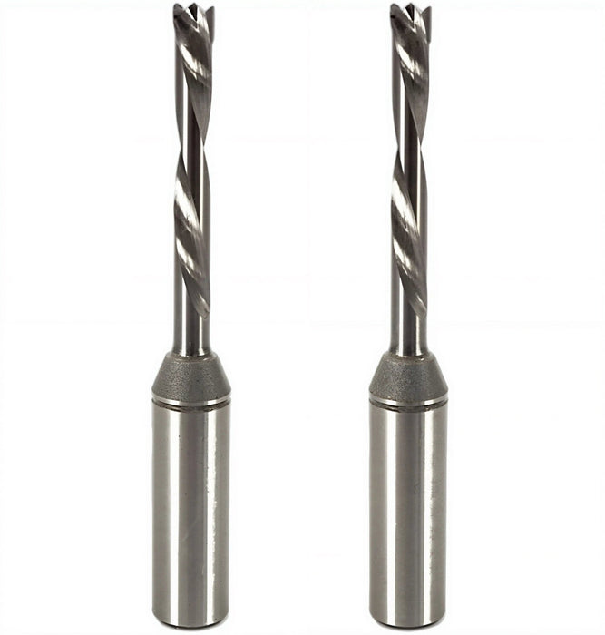 5mm Solid Carbide Brad Point Boring Bit - 70mm Length, 10mm Shank, Right & Left Hand Options Available - MTS