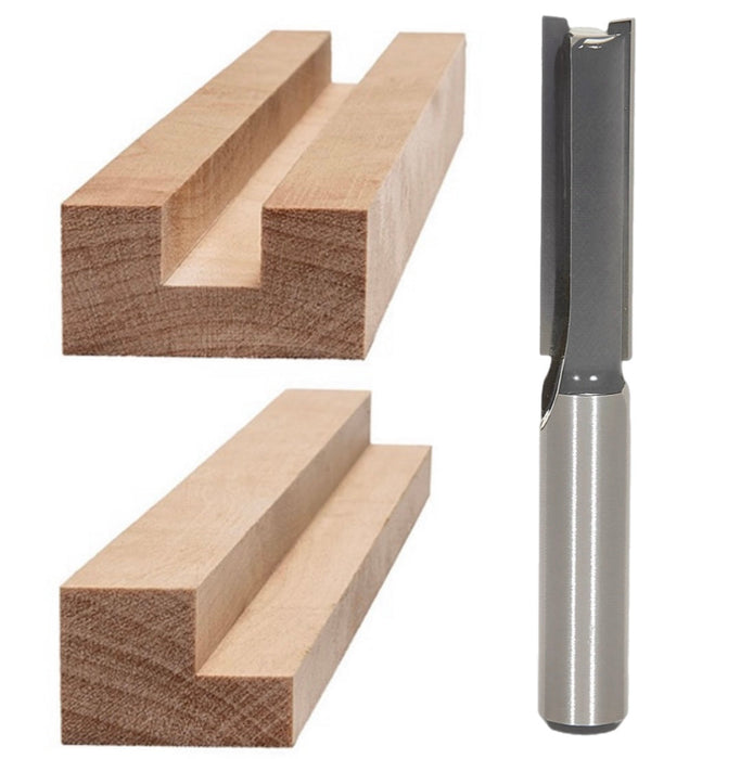 2 Flute Straight Bit 3/8” x 1 1/4” x 3/8”Shk x 2 7/8” Oal Rapid Tool