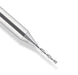 6mm Down Cut x 7/8” CL x 1/4” Shank 2 1/2” Overall Solid Carbide 2 Flute Router Bit - MTS