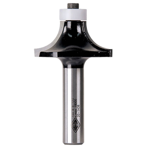 2 Flute Rounding Over Bit with Ball Bearing 3/4” x 1/2” x 1/2” x 1/8” Radius Rapid Tool
