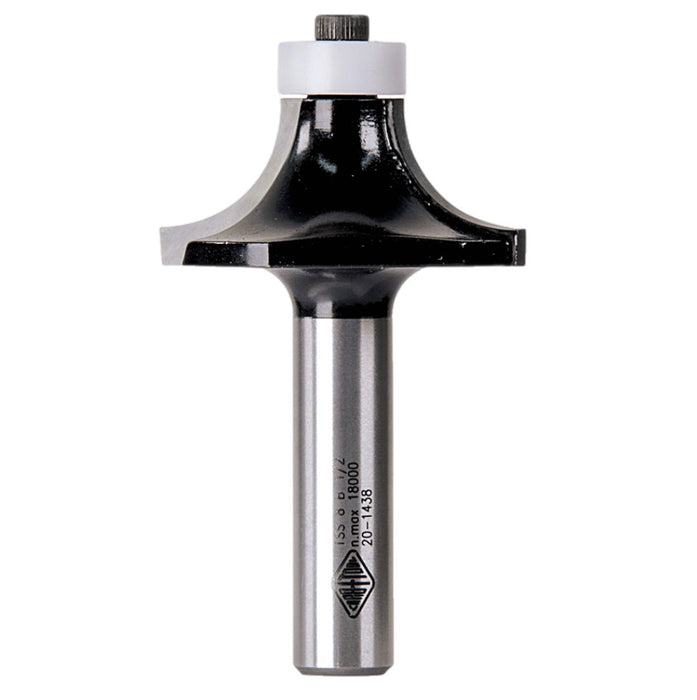 2 Flute Rounding Over Bit with Ball Bearing 3/4” x 1/2” x 1/2” x 1/8” Radius Rapid Tool