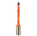 8mm Carbide Tipped V Point Boring Bit - 77mm Length, 10mm Shank - MTS