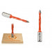 8mm Carbide Tipped V Point Boring Bit - 77mm Length, 10mm Shank - MTS