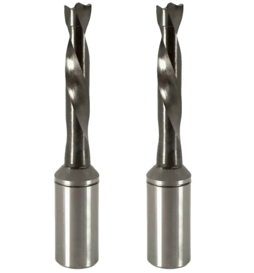8mm Solid Carbide Brad Point Boring Bit - 70mm Length, 10mm Shank, Right & Left Hand Options Available - MTS