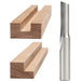 3/8” 1 Flute Straight Bit x 1 1/4” CL x 1/2” Shk 2 7/8” Oal - MTS