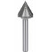 V-Groove 60 Deg 1/2” D x 1/2” CL x 1/4” Shk x 2” Oal 2 Flute Rapid Tool