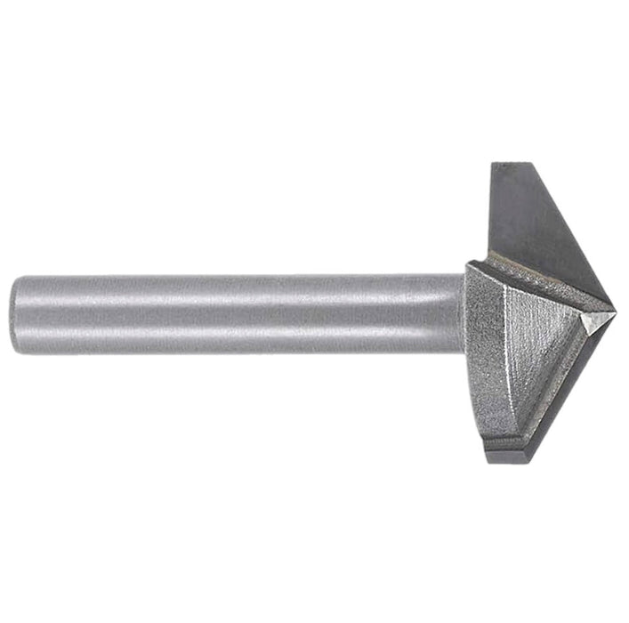 V-Groove 120 Deg 2” D x 1 1/4” CL x 1/2” Shk x 2 3/4” Oal 1” Cut Height Rapid Tool