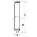 Solid Surface Flush Trim 3/4” D x 1” CL x 1/2” Shk x 3 1/8” Oal Rapid Tool