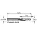 O-Flute Single Flute Up Cut 1/4” D x 3/8” CL x 1/4” Shank x 2” Oal Rapid Tool