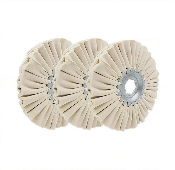 Brandt Buffing Wheel 120mm x 19mm Thickness x 10 mm Hex Bore - MTS