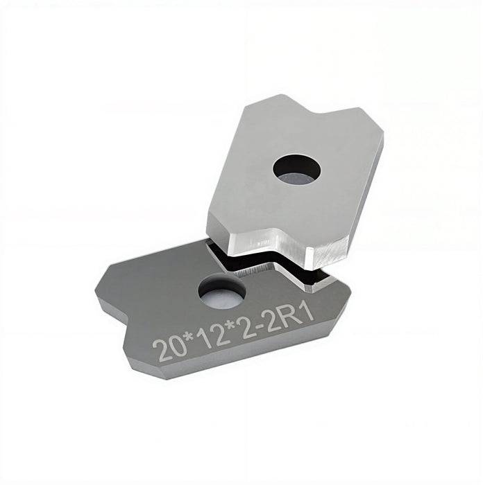 Brandt/HOMAG/Holzher Scraper Turnover Knives With 2 Cutting Edges 20mm x 12mm x 2mm - MTS
