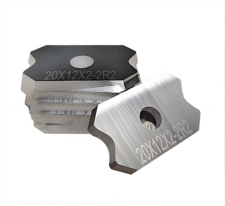 Brandt/HOMAG/Holzher Scraper Turnover Knives With 2 Cutting Edges 20mm x 12mm x 2mm - MTS