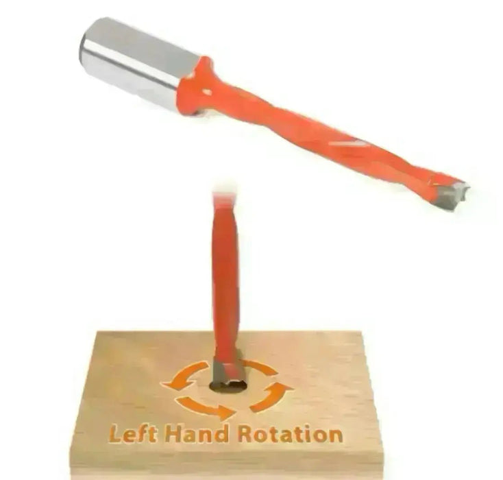 Carbide Tipped Brad Point Boring Bit 12mm D x 77mm Long x 10mm SHK Right And Left Hand Available - MTS