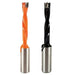 Carbide Tipped Brad Point Boring Bit 8mm D x 77mm Long x 10mm SHK Right And Left Hand Available - MTS