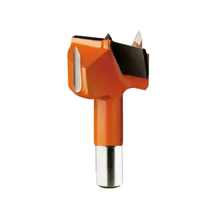 Carbide Tipped Hinge Boring Bit 28mm D x 57mm Long x 10mm SHK Right And Left Hand Available - MTS