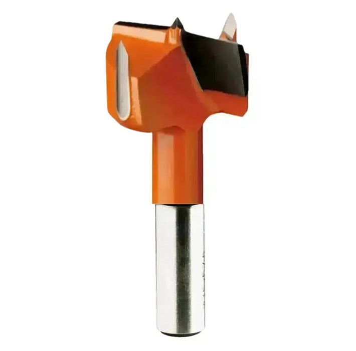 Carbide Tipped Hinge Boring Bit 28mm D x 70mm Long x 10mm SHK Right And Left Hand Available - MTS