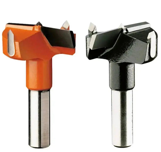 Carbide Tipped Hinge Boring Bit 38mm D x 70mm Long x 10mm SHK Right And Left Hand Available - MTS