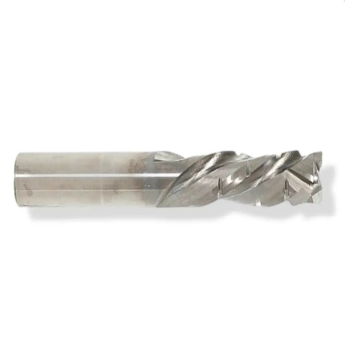 CNC Solid Carbide Compression Bit with Chipbreakers 3/4 D x 1 1/2 CL x 3/4 SHK x 4 Inch Long 2 Flute 7/8 UC Router Bit For Plywood - MTS