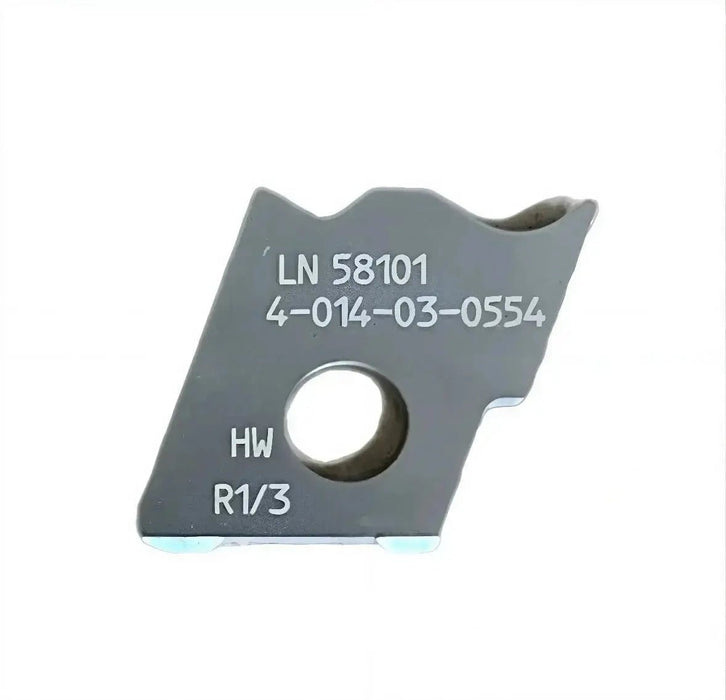 EDGEBANDER 1.3/3 DOUBLE RADIUS INSERT KNIFE 17.9 X 14.2 X 2 LEFT HAND - MTS